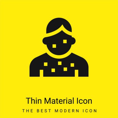 Alerji, parlak sarı madde simgesi