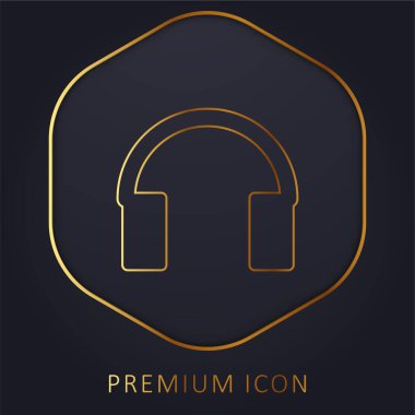 Baş Altın Hat prim logosu veya simgesi için Ses Aracı