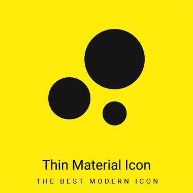 Analizler çok az parlak sarı madde simgesi