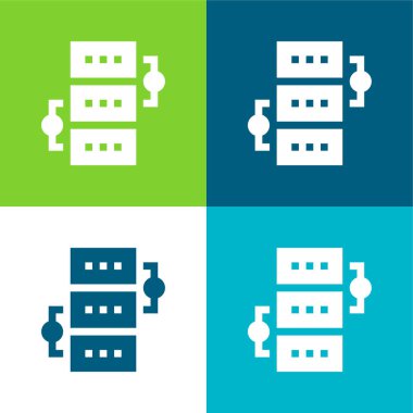 Algoritma Düz 4 renk en küçük simge kümesi