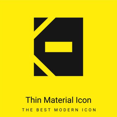 Gündem en az parlak sarı madde simgesi