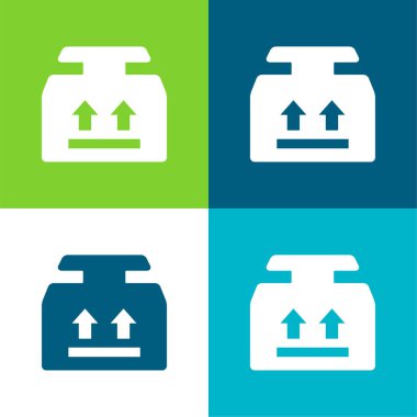 Kutu Düzlüğü 4 renk en küçük simge kümesi