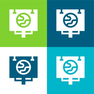 Billboard Düz Renk en az simge seti