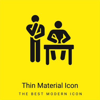 Beyin fırtınası en az sarı madde simgesi