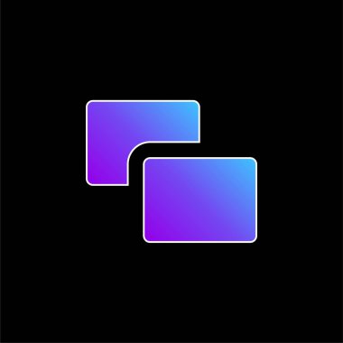 Arkaplan mavi gradyan vektör simgesi