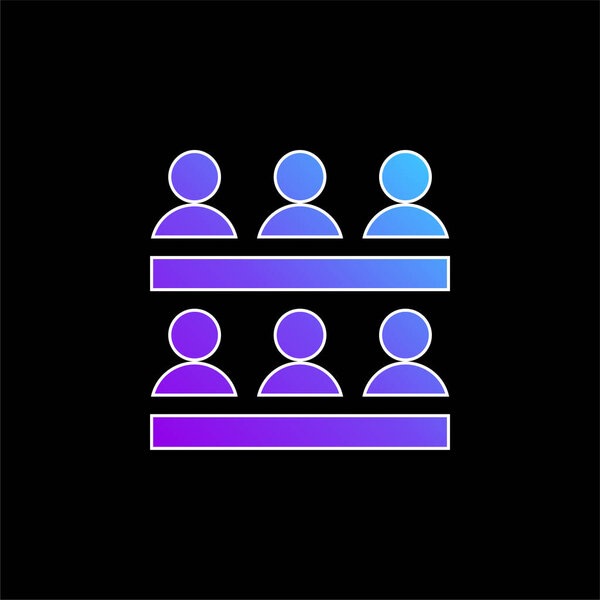 Иконка синего градиента