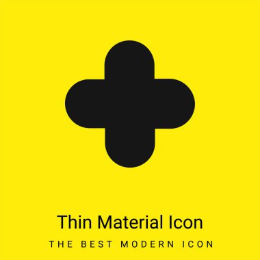 Toplama Sembolü Asgari Parlak Sarı malzeme simgesi