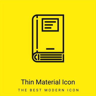 Kitap en az parlak sarı malzeme simgesi