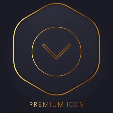 Ok Altın Hat prim logosu ya da simgesi ile yüz yüze