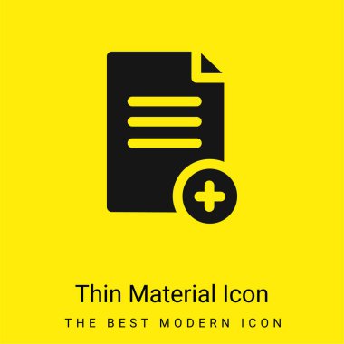 Dosya Asgari Parlak Madde Simgesi Ekle