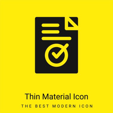 En küçük parlak madde simgesini onayla