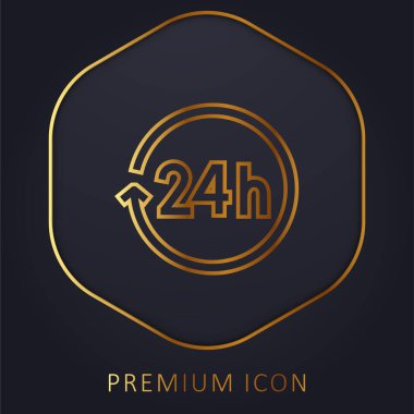 24 Saat Altın Hat prim logosu veya simgesi