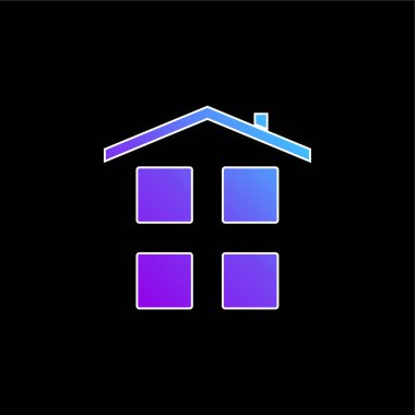 Uygulamalar mavi gradyan vektör simgesi