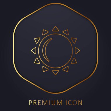 Büyük Güneş hattı premium logosu veya simgesi