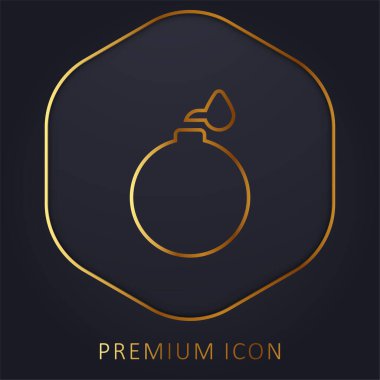 Bomba hattı premium logosu veya simgesi