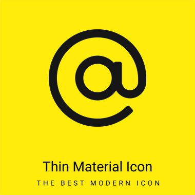 En az sarı madde simgesinde