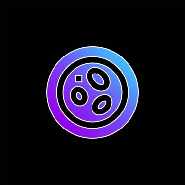 Kan Hücreleri altın kaplama metalik simge veya logo vektörü