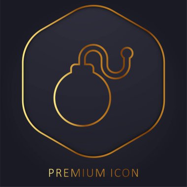 Bomba hattı premium logosu veya simgesi