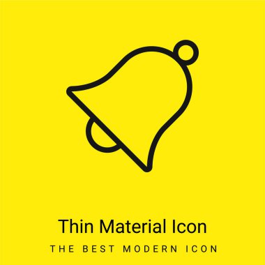 Zil en düşük düzeyde parlak sarı madde simgesi