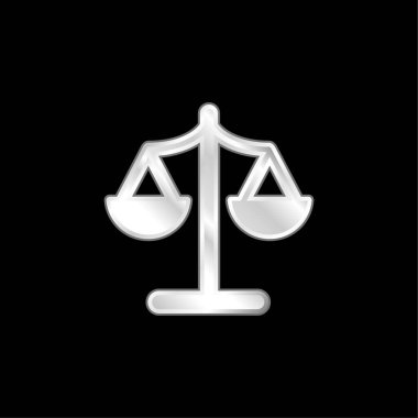 Gümüş kaplama metalik simge