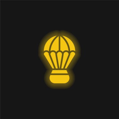 Macera Sporu sarı parlak neon ikonu