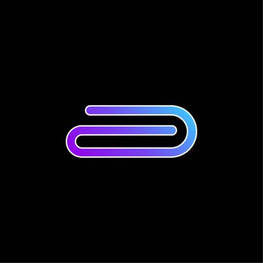 Mavi gradyan vektör simgesi ekle