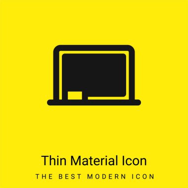 Karatahta en az parlak sarı madde simgesi