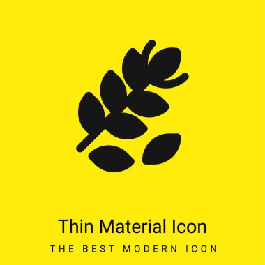 En düşük düzeyde parlak sarı madde simgesi