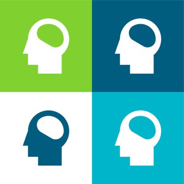 Beyin Düzlüğü 4 renk en küçük simge kümesi