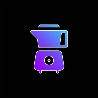 Blender mavi gradyan vektör simgesi