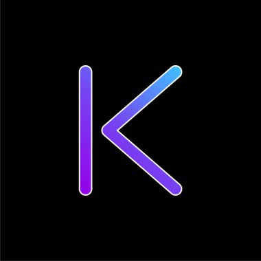 Arka mavi gradyan vektör simgesi