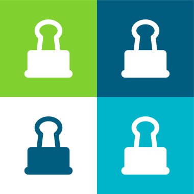 Big Clip Düz Renk en az simge seti