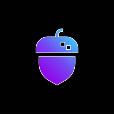 Palmiye mavisi gradyan vektör simgesi