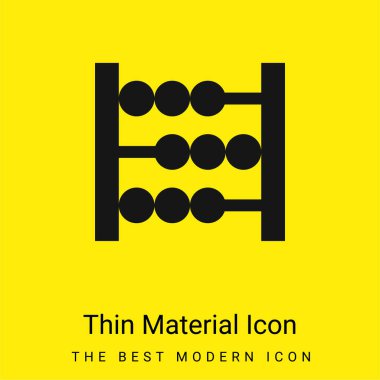 Abaküs en az parlak sarı madde simgesi