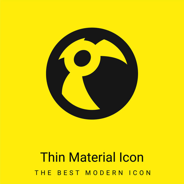 Ярко-жёлтый значок