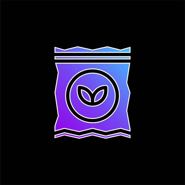 Значок голубого градиента