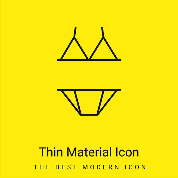 Минимальная ярко-жёлтая иконка