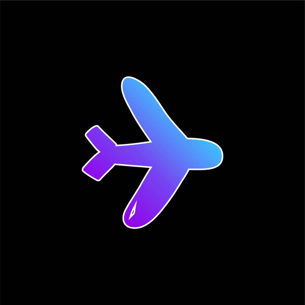 Значок синего градиентного вектора