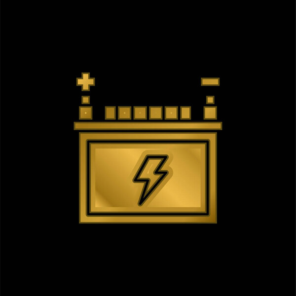 Металлическая иконка или вектор логотипа