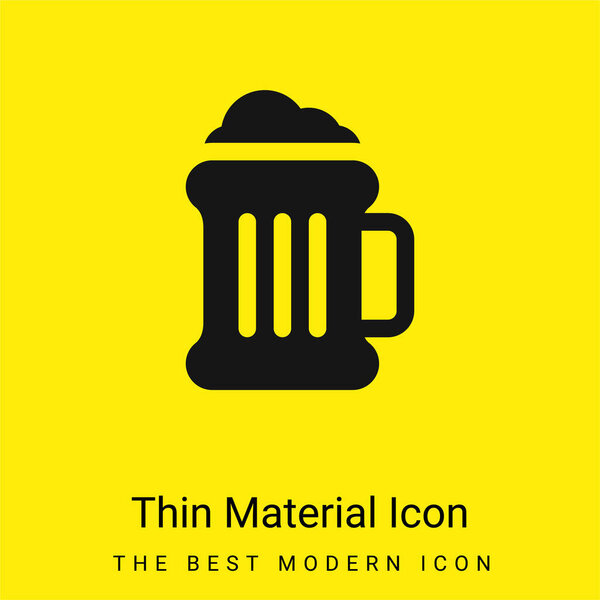 Минимальная ярко-желтая иконка