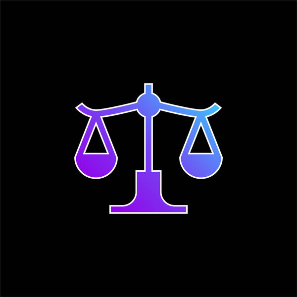 Значок синего градиента