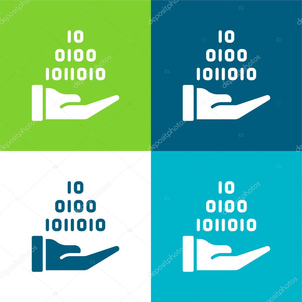 Binary Code Flat Four 470891936 - WDRFree Vector illustration of Binary Code Flat Four 470891936