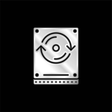 Yedek gümüş kaplama metalik simge