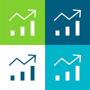 Çubuk Tablosu Düz Renk en az simge kümesi