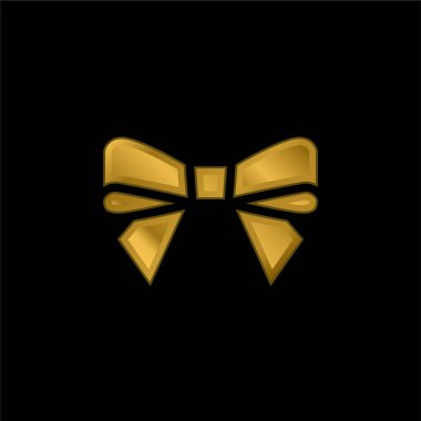 Baş altın kaplama metalik simge veya logo vektörü