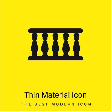 Balkon en az sarı madde simgesi