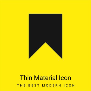 Yer imi en az parlak sarı madde simgesi