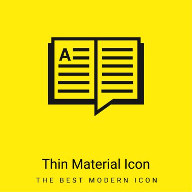 Kitap en az parlak sarı malzeme simgesi