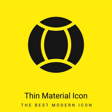 Top en az parlak sarı madde simgesi