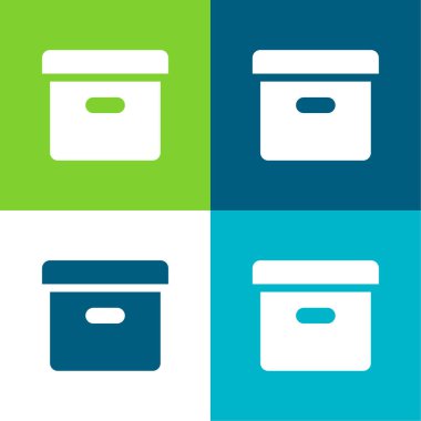 Kutu Düzlüğü 4 renk en küçük simge kümesi